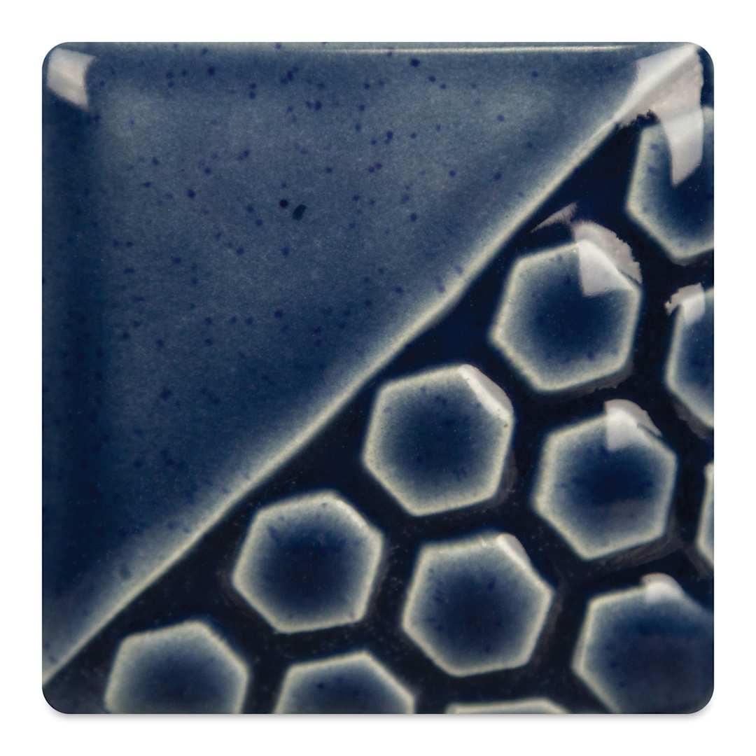 Open in modal - Mayco Elements Glaze - Denim Blue, fired at cone 06 oxidation