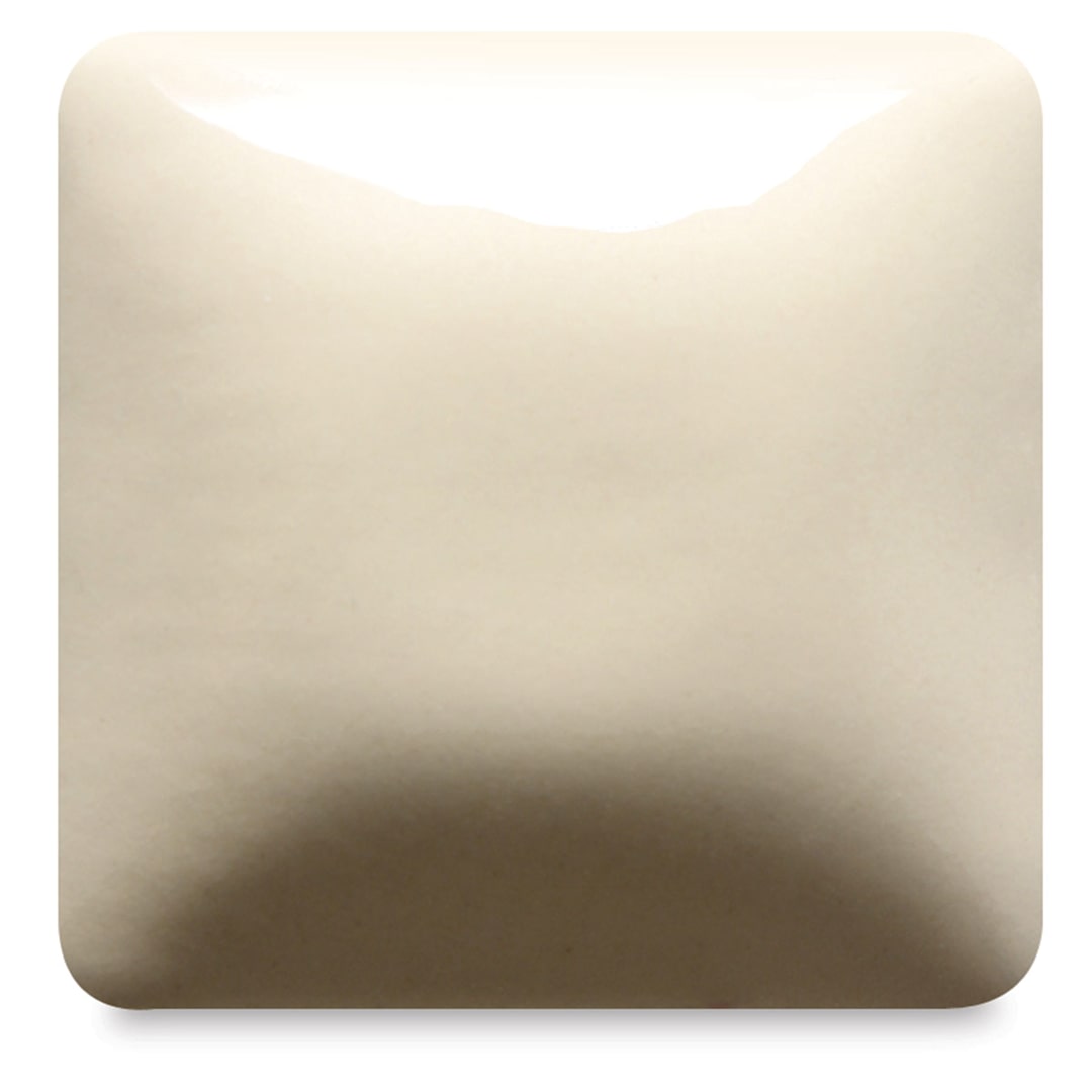 Open in modal - Blick Essentials Gloss Glaze - Pint, Ivory, fired at Cone 06 oxidation