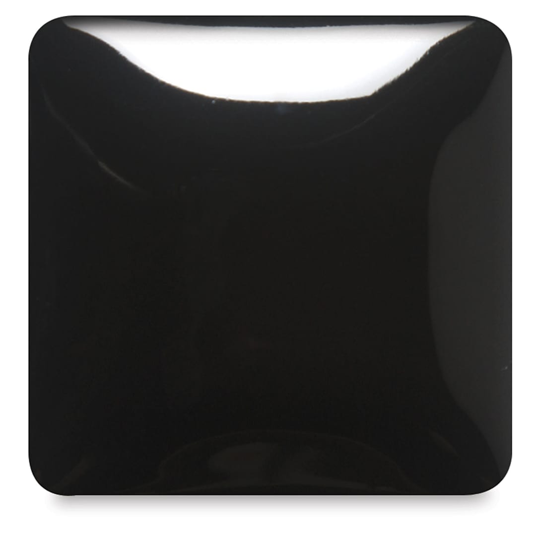 Open in modal - Blick Essentials Gloss Glaze - Black, fired at Cone 06 oxidation