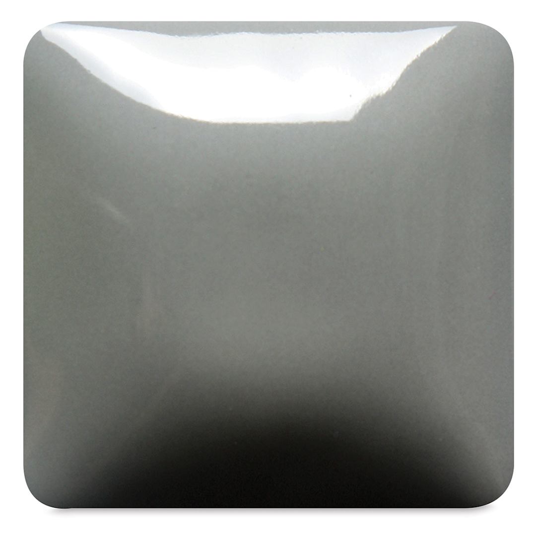 Open in modal - Blick Essentials Gloss Glaze - Pint, Elephant Gray, fired at Cone 06 oxidation
