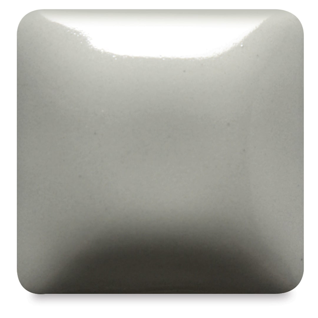 Open in modal - Blick Essentials Gloss Glaze - Pint, Dove Gray, fired at Cone 06 oxidation