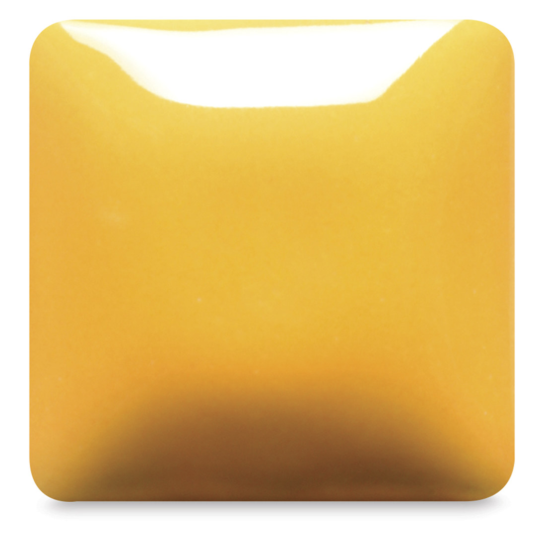 Open in modal - Blick Essentials Gloss Glaze - Pint, Sunflower, fired at Cone 06 oxidation