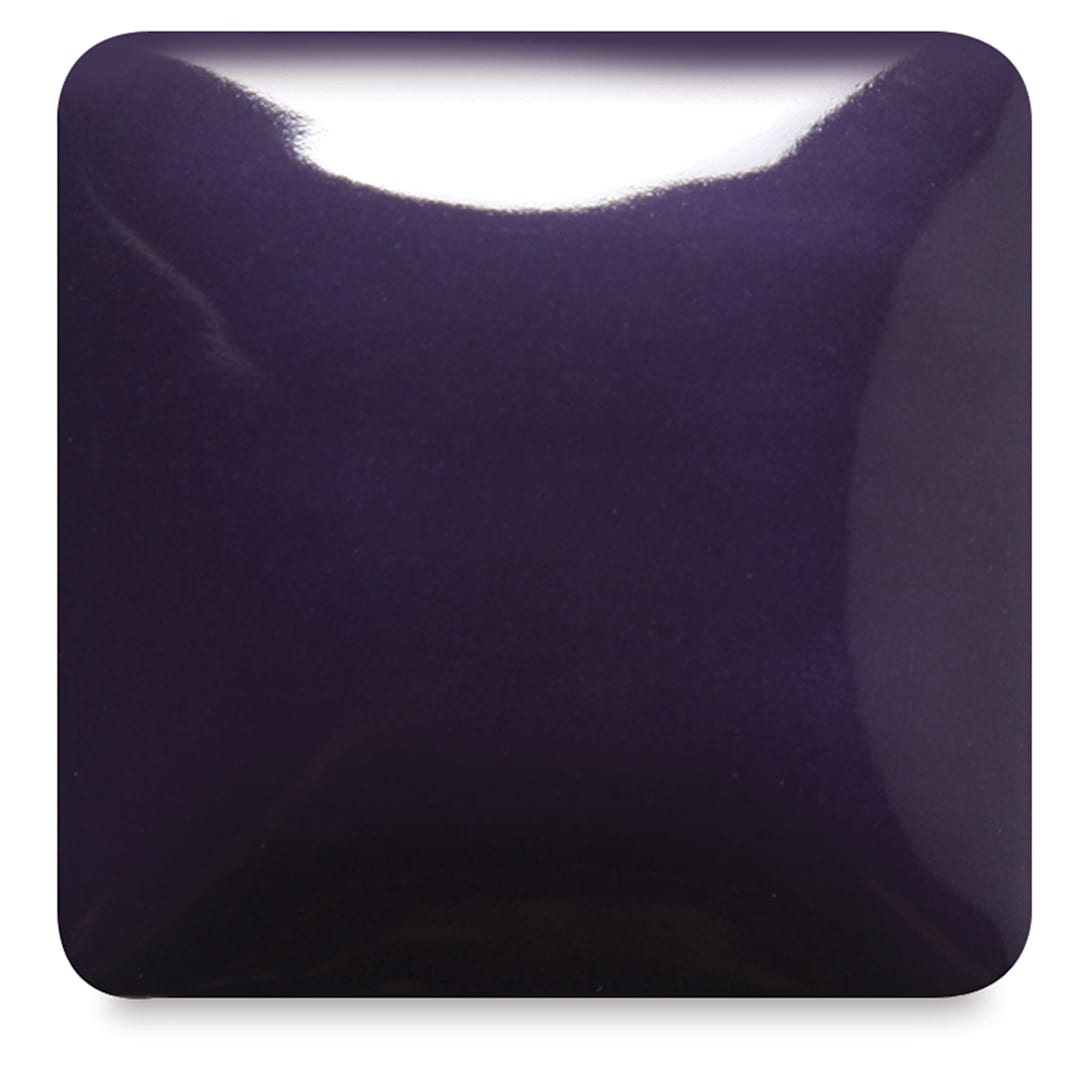 Open in modal - Blick Essentials Gloss Glaze - Pint, Plum, fired at Cone 06 oxidation