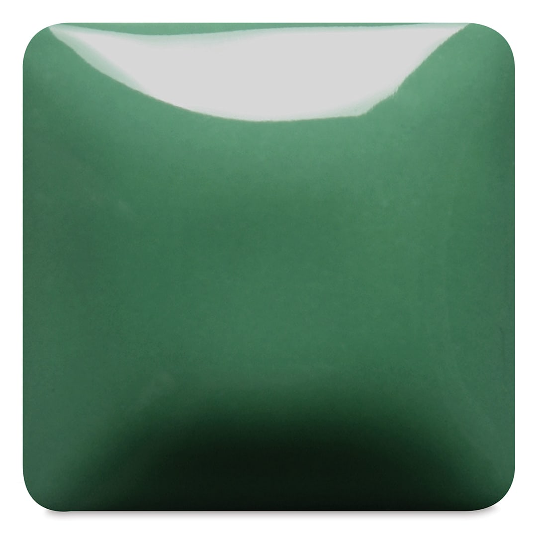 Open in modal - Blick Essentials Gloss Glaze - Pint, Sea Green, fired at Cone 06 oxidation