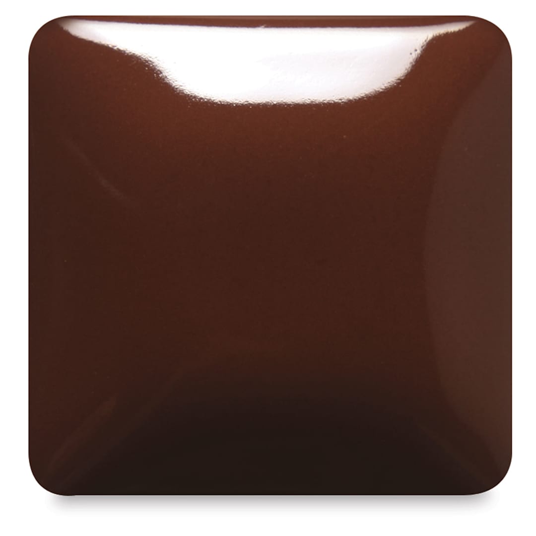Open in modal - Blick Essentials Gloss Glaze - Pint, Milk Chocolate, fired at Cone 06 oxidation