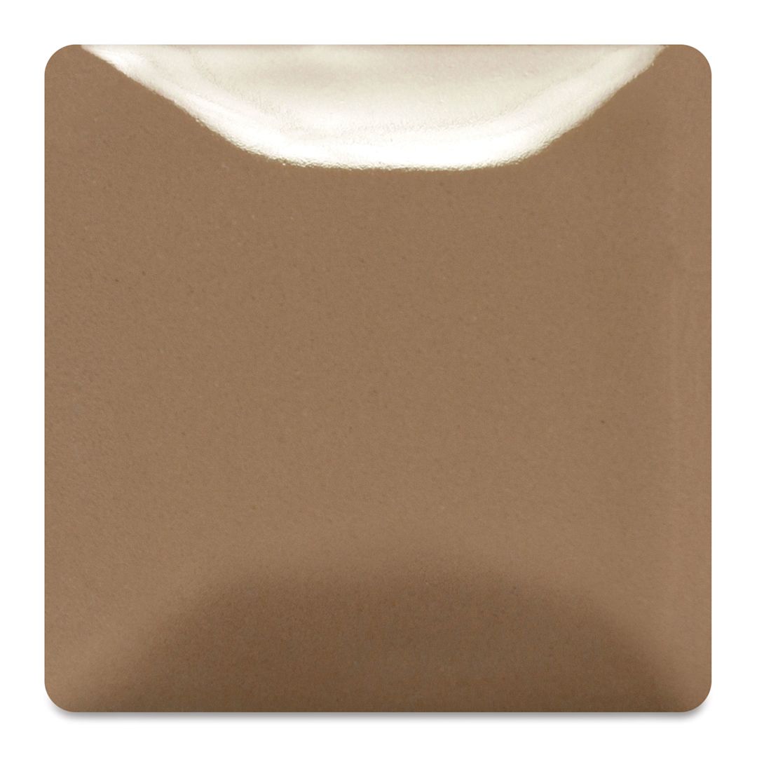 Open in modal - Blick Essentials Gloss Glaze - Pint, Mocha, fired at Cone 06 oxidation