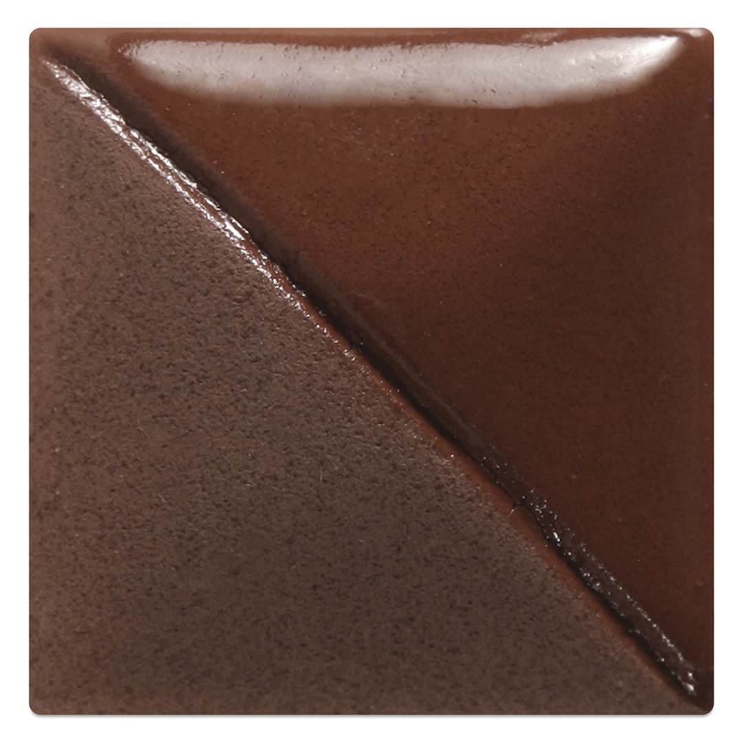 Open in modal - Mayco Fundamentals Underglaze - Chocolate - fired to cone 06 oxidation
