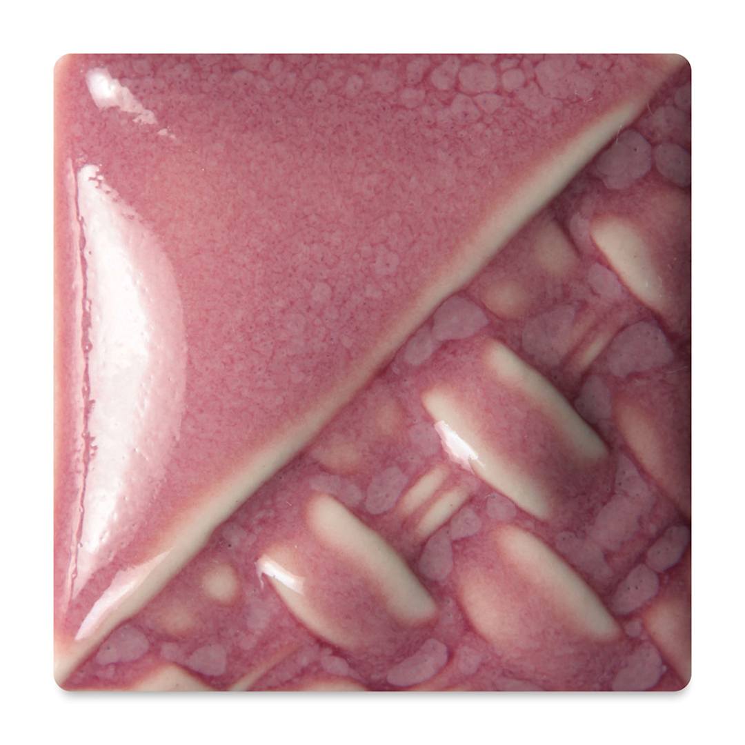 Open in modal - Mayco Stoneware Classic Glaze - Pink Opal, fired at cone 6 oxidation