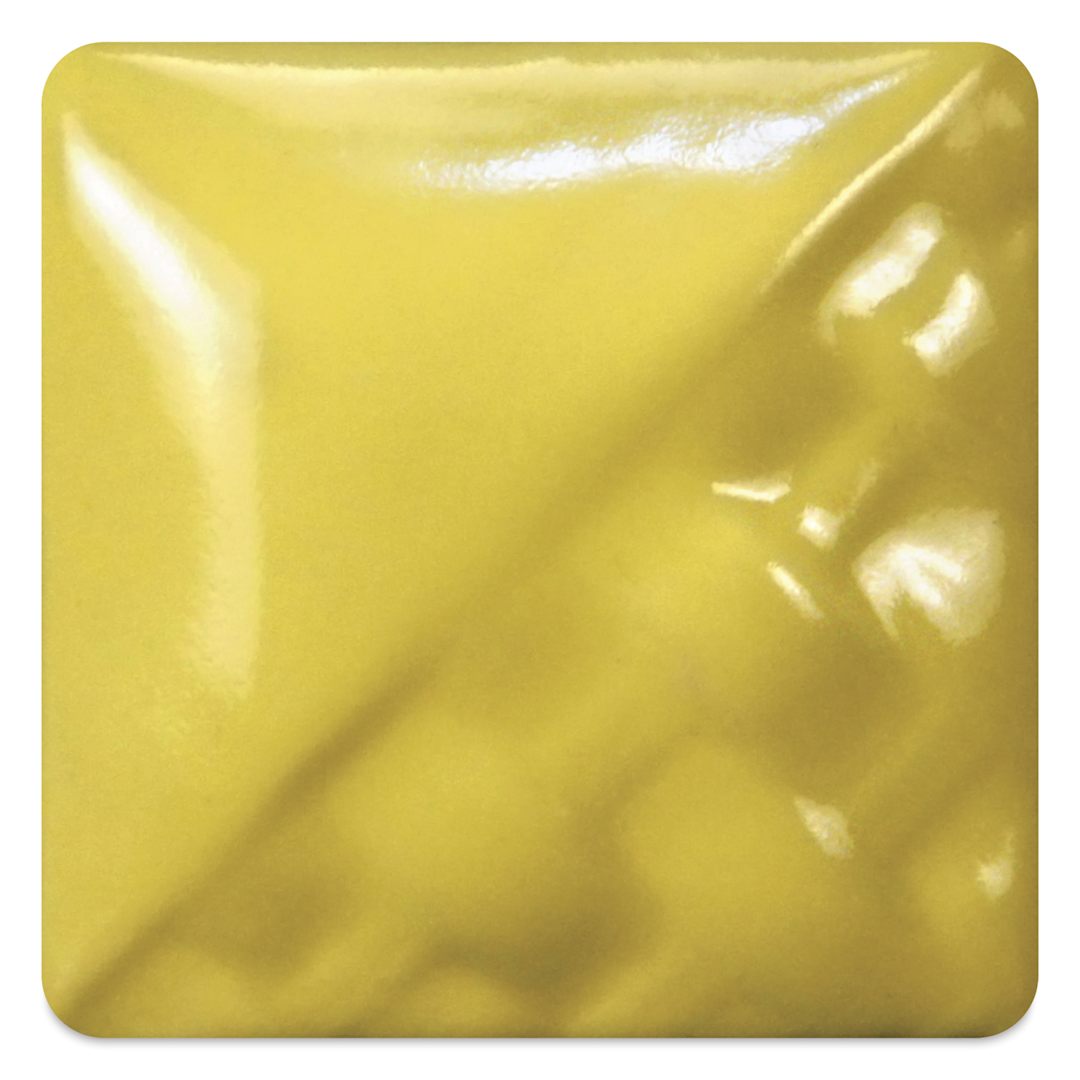 Open in modal - Mayco Stoneware Gloss Glaze - Yellow Gloss fired to cone 6 oxidation