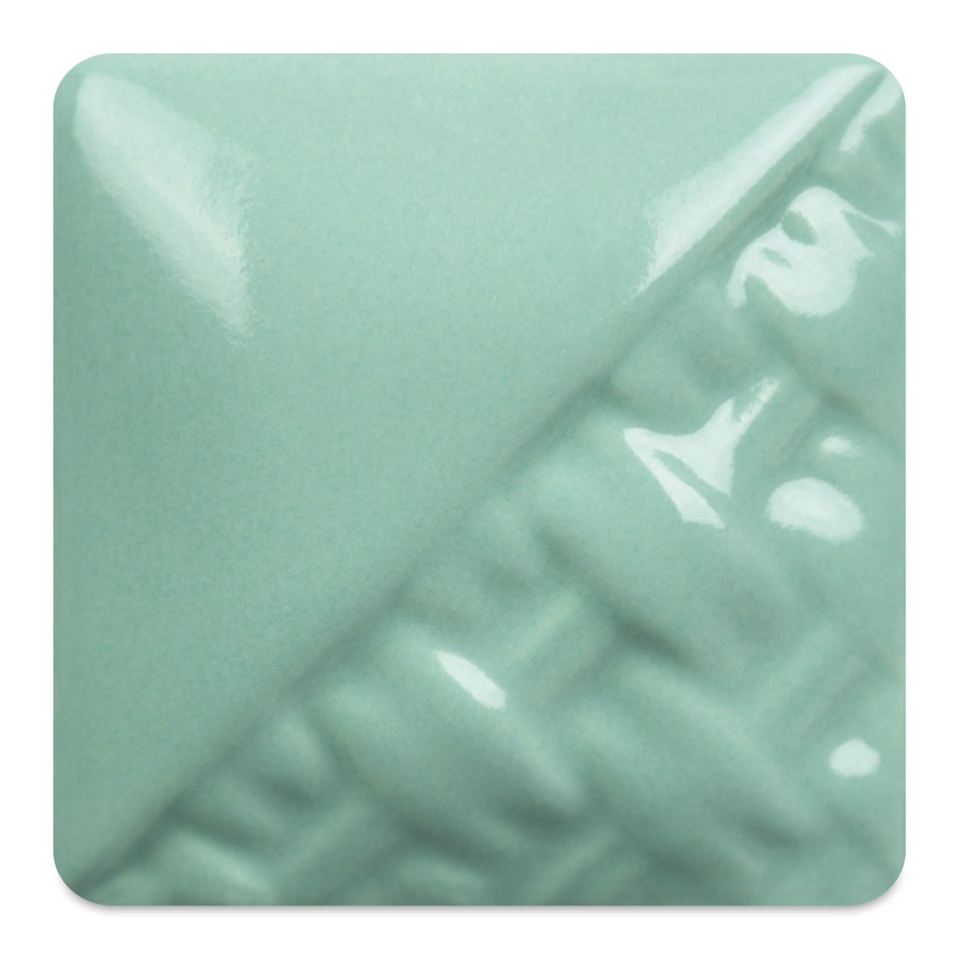 Open in modal - Mayco Stoneware Gloss Glaze - Aqua Gloss fired to cone 6 oxidation