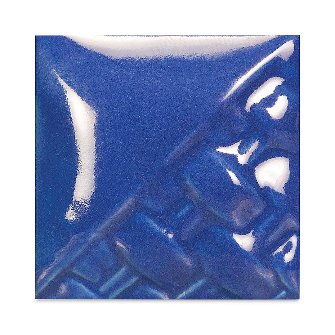 Open in modal - Mayco Stoneware Classic Glaze - Blue Gloss fired at cone 6 oxidation