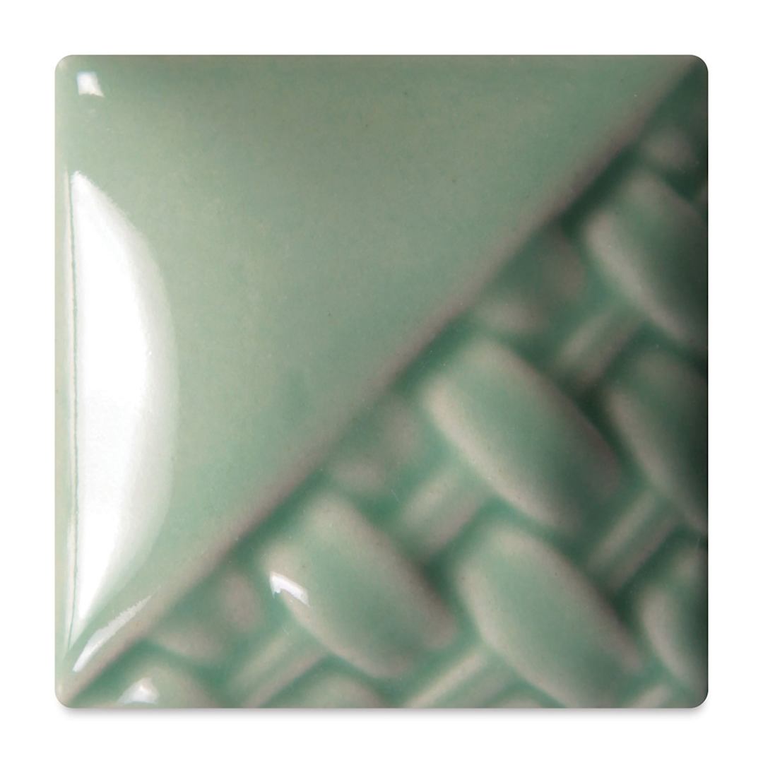 Open in modal - Mayco Stoneware Classic Glaze - Turquoise, fired at cone 6 oxidation