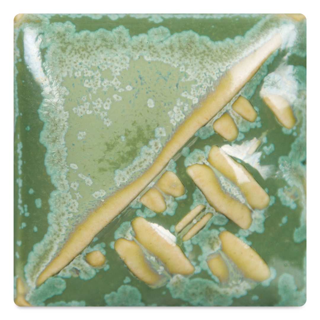 Open in modal - Mayco Stoneware Classic Glaze - Ivy, fired at cone 6 oxidation