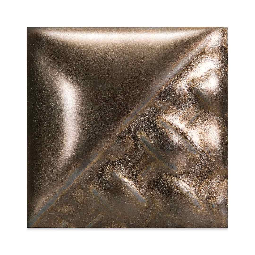 Open in modal - Mayco Stoneware Classic Glaze - Antique Brass - fired at cone 6 oxidation