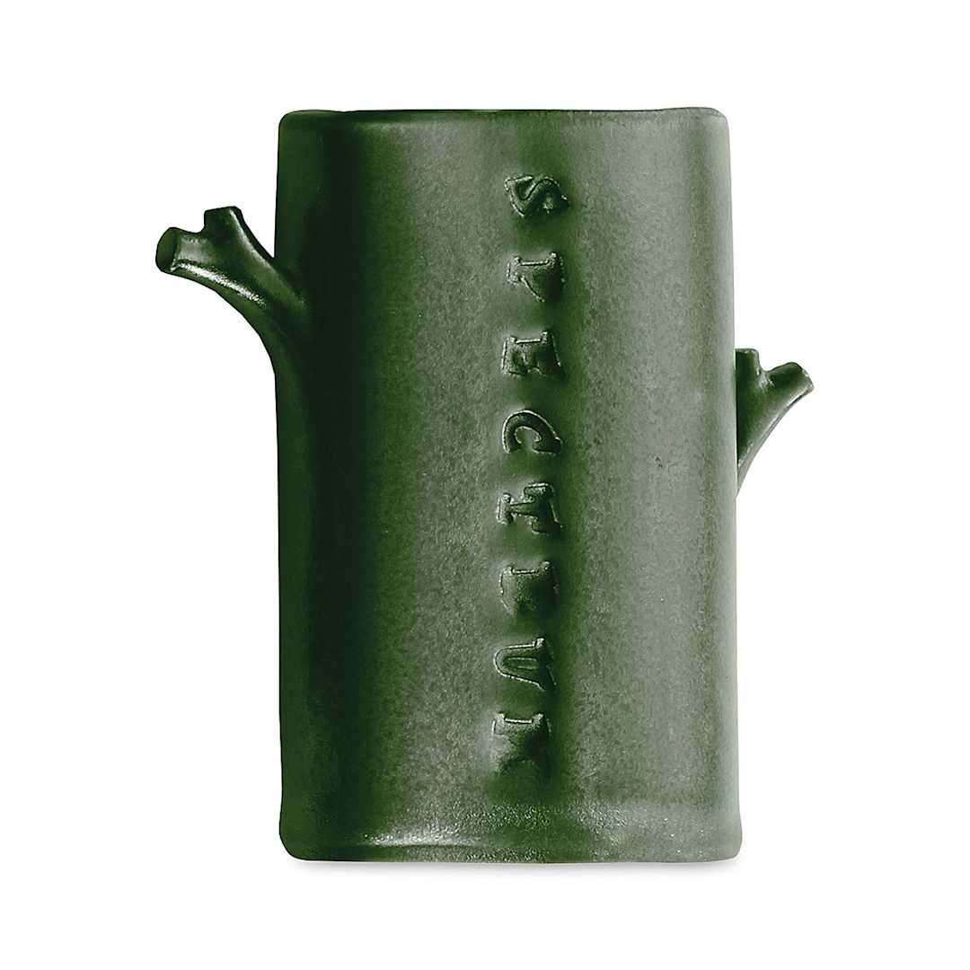 Open in modal - Spectrum Low Fire Metallic Glazes - Finished art in Green Patina Matte finish