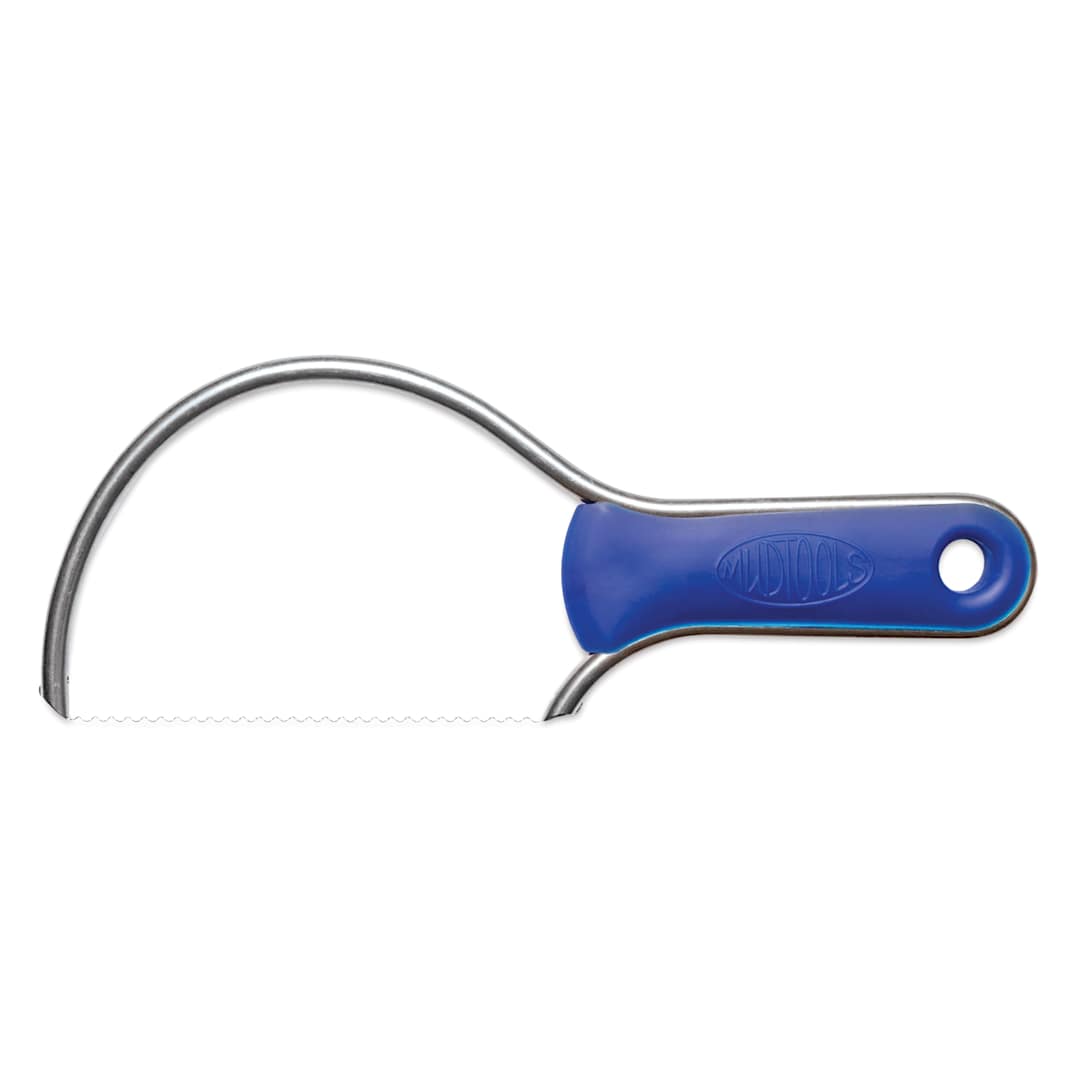 Open in modal - Mudtools Carving Bow with Curly Wire - overall dimensions 3.2" x 8.88"