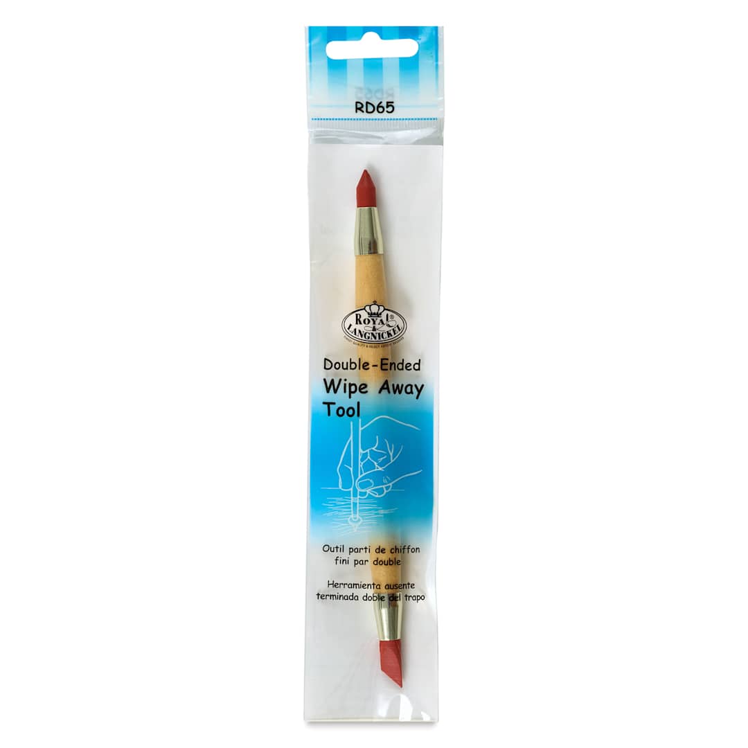 Open in modal - Royal & Langnickel Wipe Away Tool - Double-Ended - front of packaging
