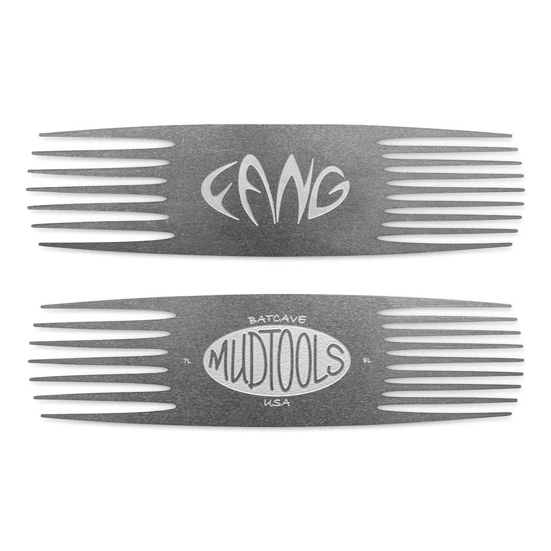 Open in modal - Mudtools FANG Stainless Steel Scoring Tool - Large Tooth, 7L-9L