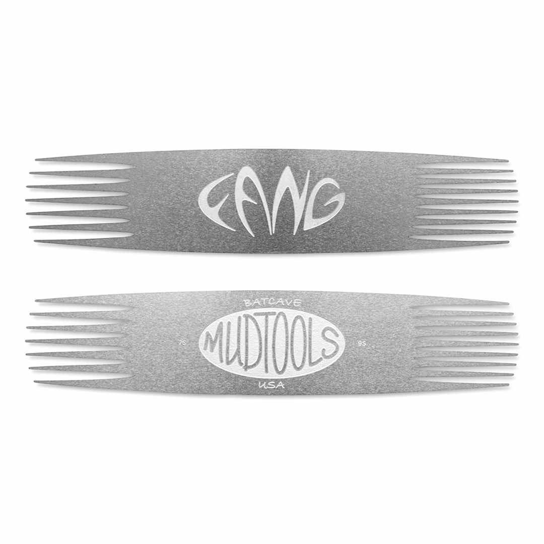 Open in modal - Mudtools FANG Stainless Steel Scoring Tool - Small Tooth, 7S-9S