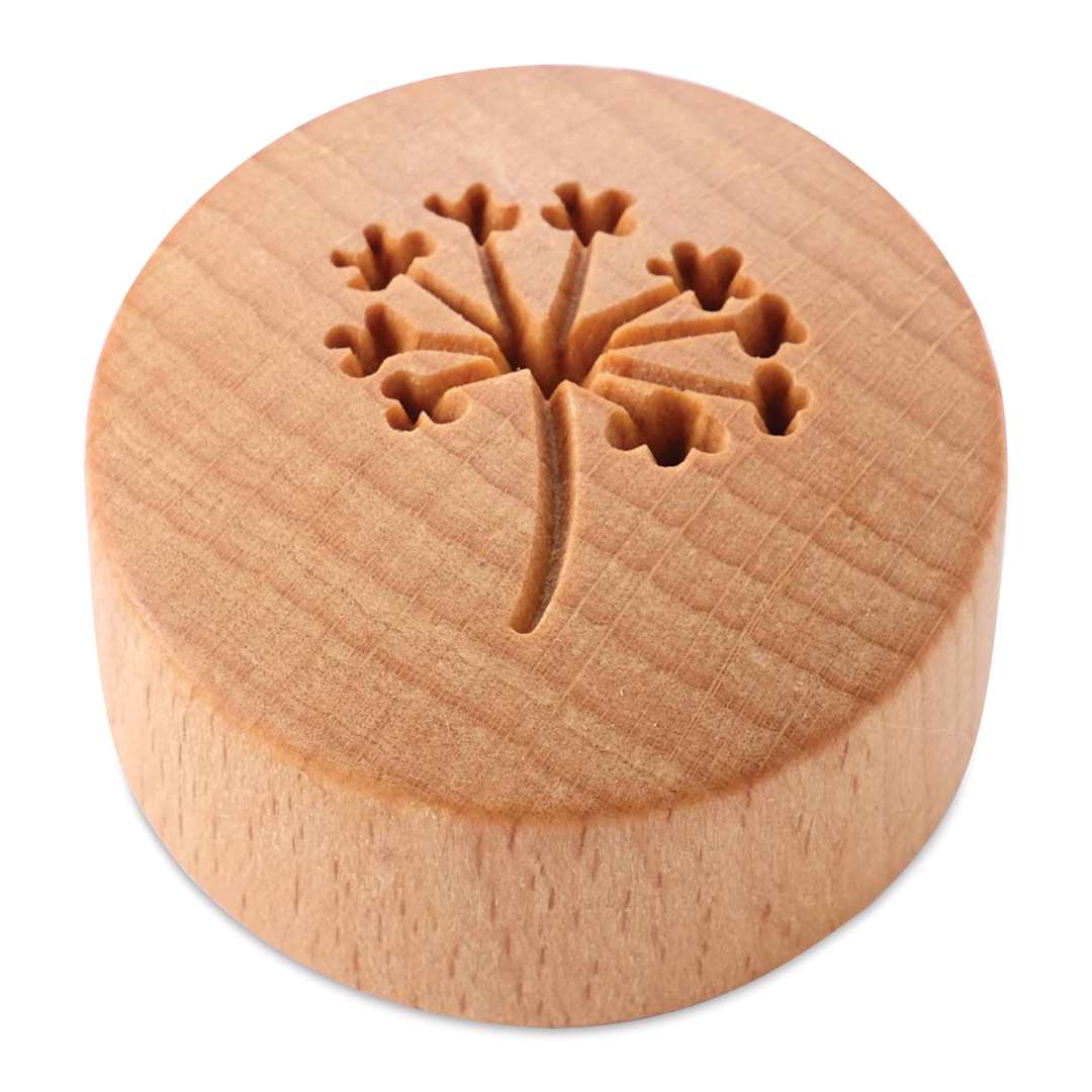 Open in modal - MKM Pottery Tools Curve Top Stamp - Common Milkweed