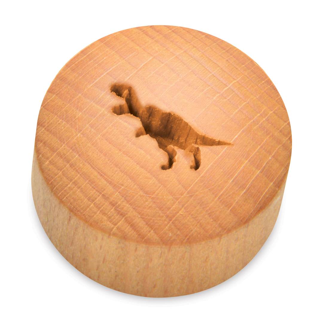 Open in modal - MKM Pottery Tools Curve Top Stamp - T-Rex