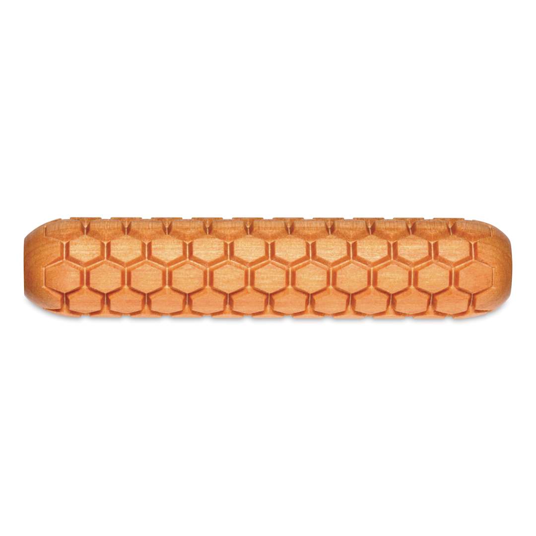 Open in modal - MKM Pottery Tools Big Hand Roller - Honeycomb