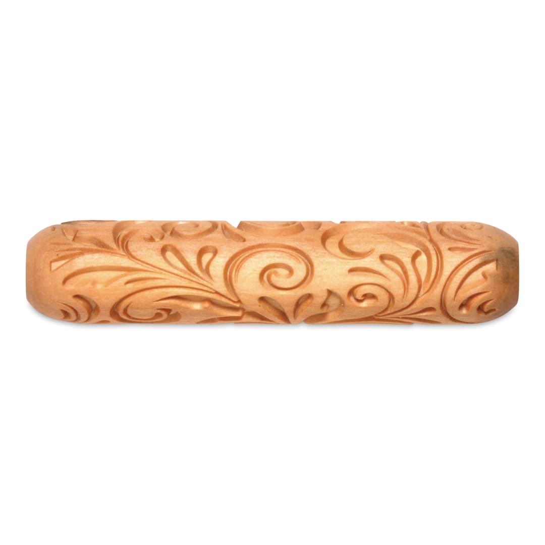 Open in modal - MKM Pottery Tools Big Hand Roller - Floral Fun