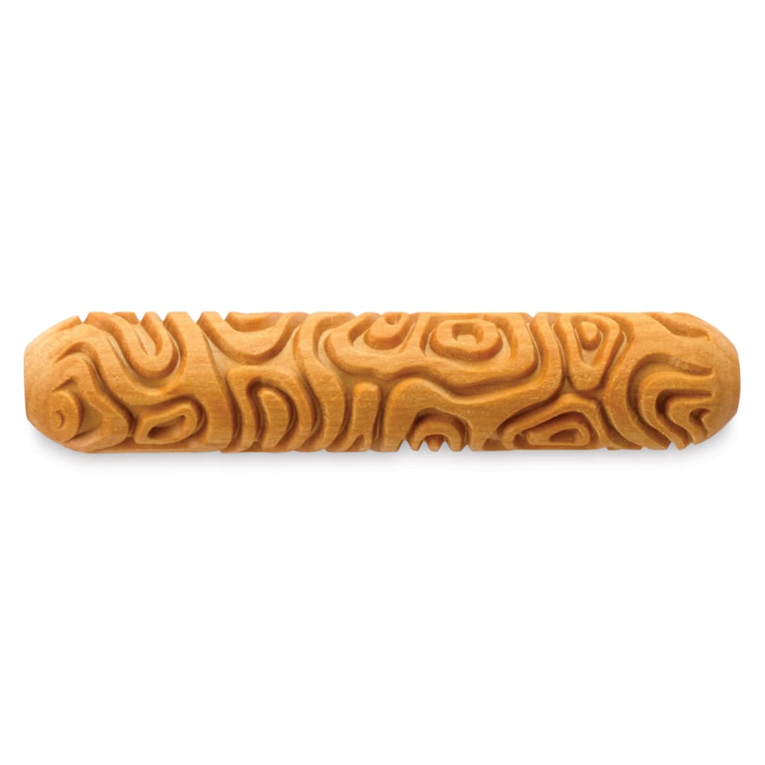 Open in modal - MKM Pottery Tools Big Hand Roller - Topographic