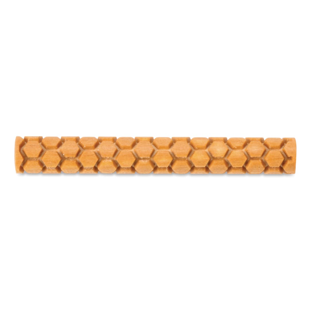 Open in modal - MKM Pottery Tools Twig Hand Roller - Honeycomb