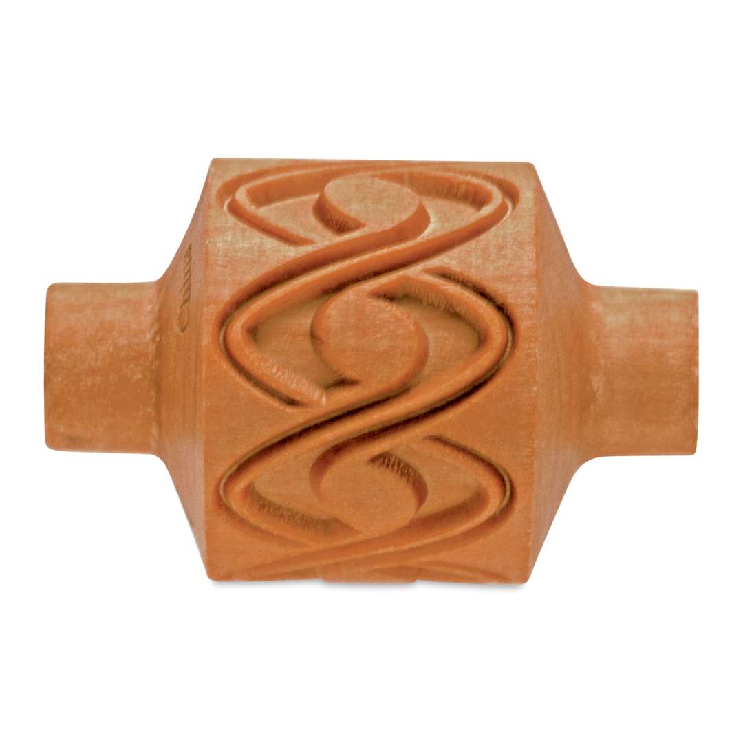 Open in modal - MKM Pottery Tools Medium Handle Roller - Double Helix