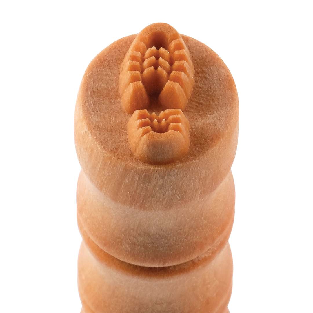 Open in modal - MKM Pottery Tools Small Round Stamp - SCS-215, Right Boot Print