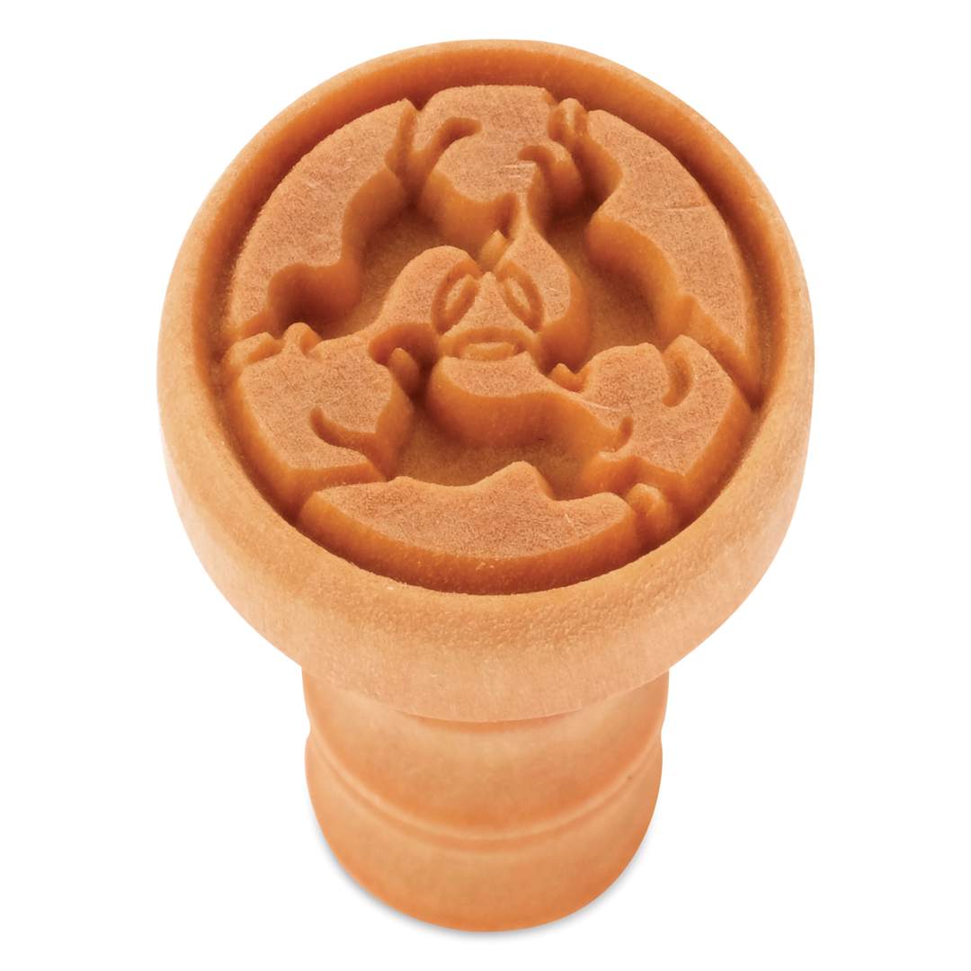 Open in modal - MKM Pottery Tools Medium Round Stamp - SCM-308, Three Hares