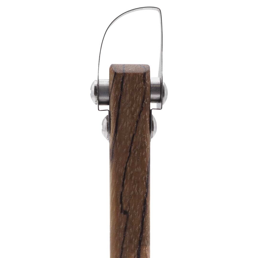 Open in modal - DiamondCore Pottery Trimming Tool - T1, Half Dome w/ Paddle Handle - close-up of tip