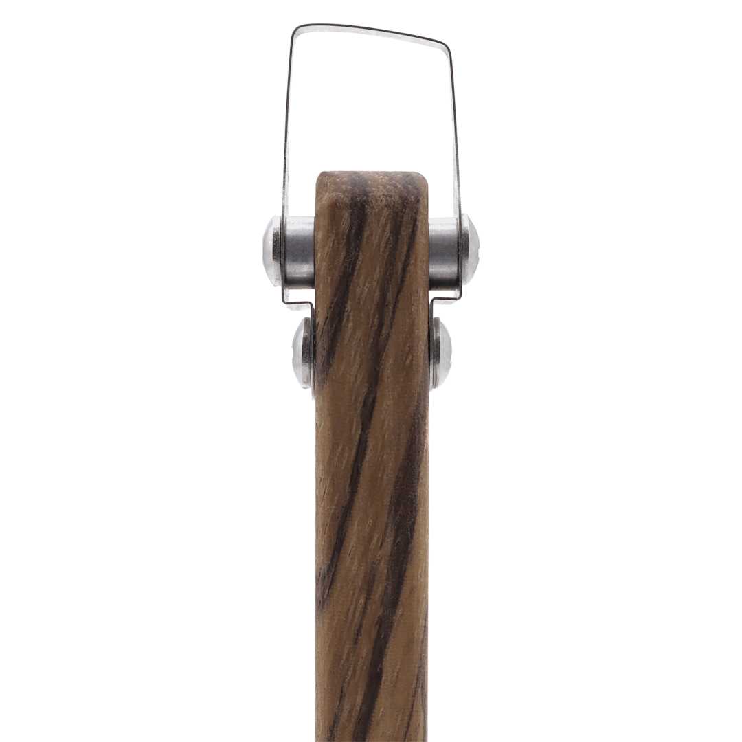 Open in modal - DiamondCore Pottery Trimming Tool - T3, Slanted Square w/ Square-Tipped Handle - close-up of tip