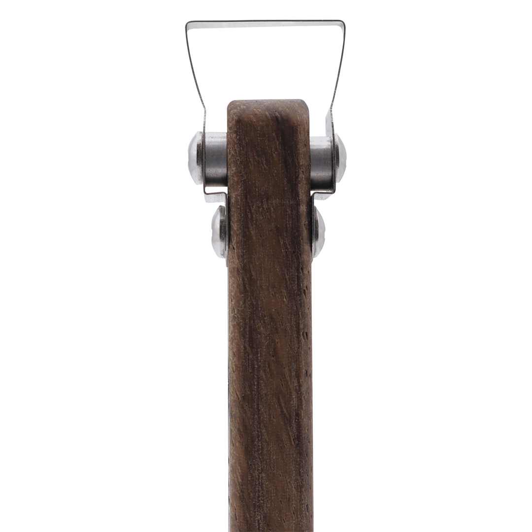 Open in modal - DiamondCore Pottery Trimming Tool - T8, Wedge w/ Flat Head Handle - close-up of tip