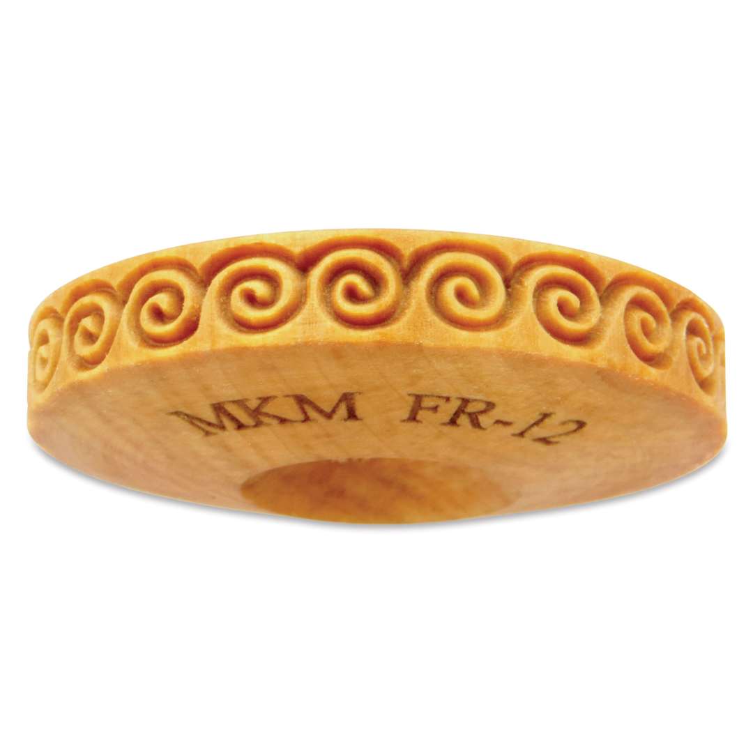 Open in modal - MKM Pottery Tools Finger Roller - Greek Key Spiral
