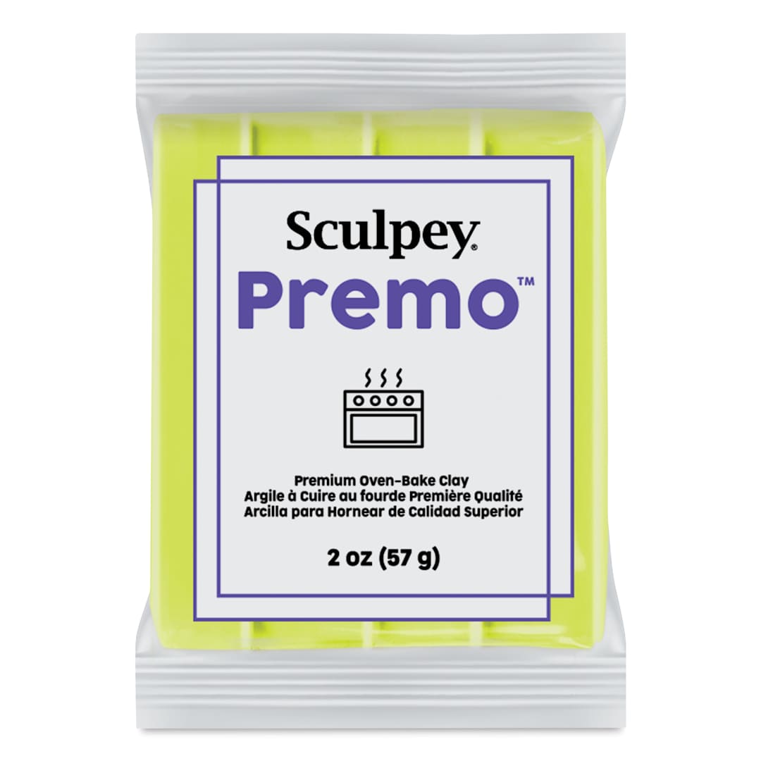 Open in modal - Sculpey Premo Clay, Wasabi, 2 oz