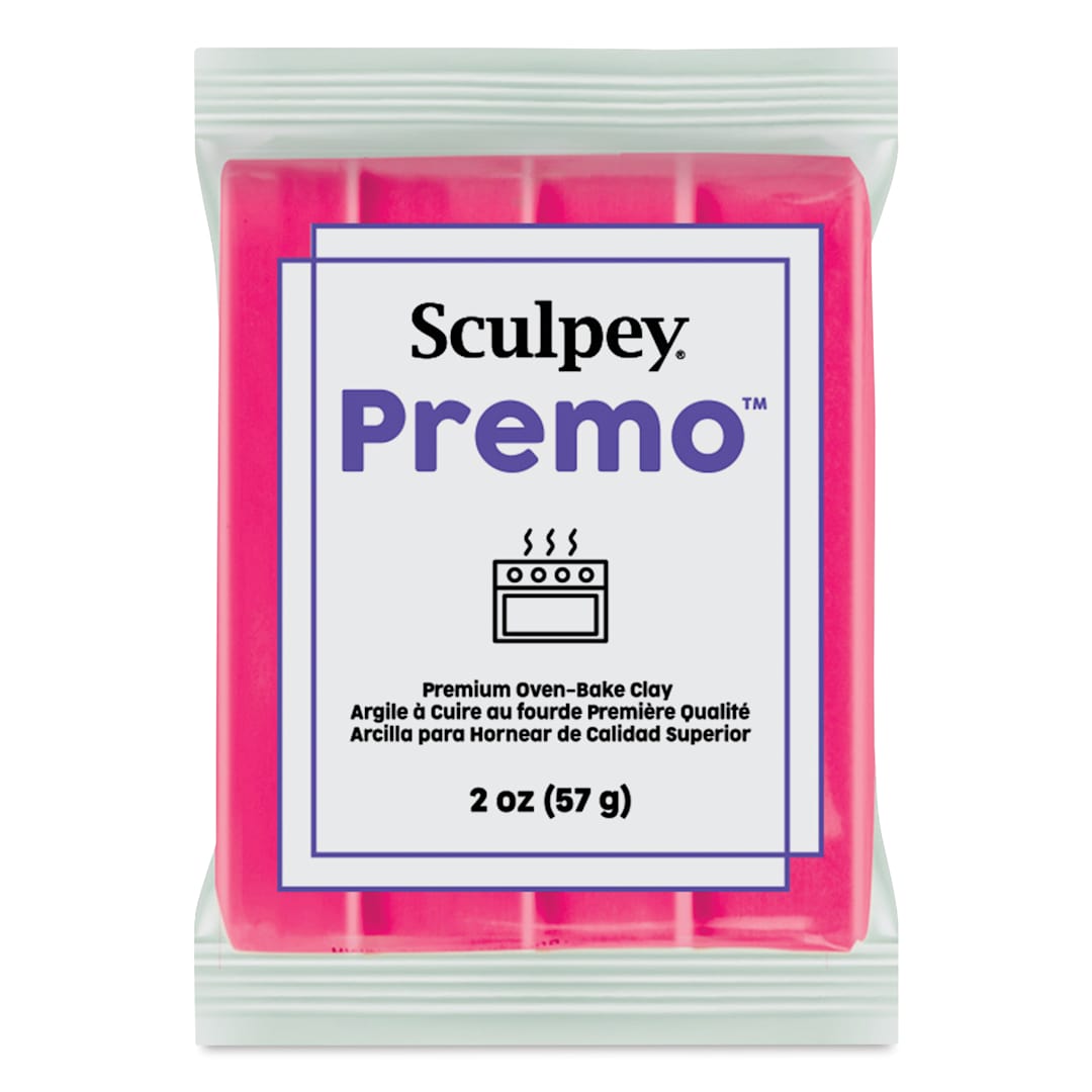 Open in modal - Sculpey Premo - 2 oz, Fluorescent Pink