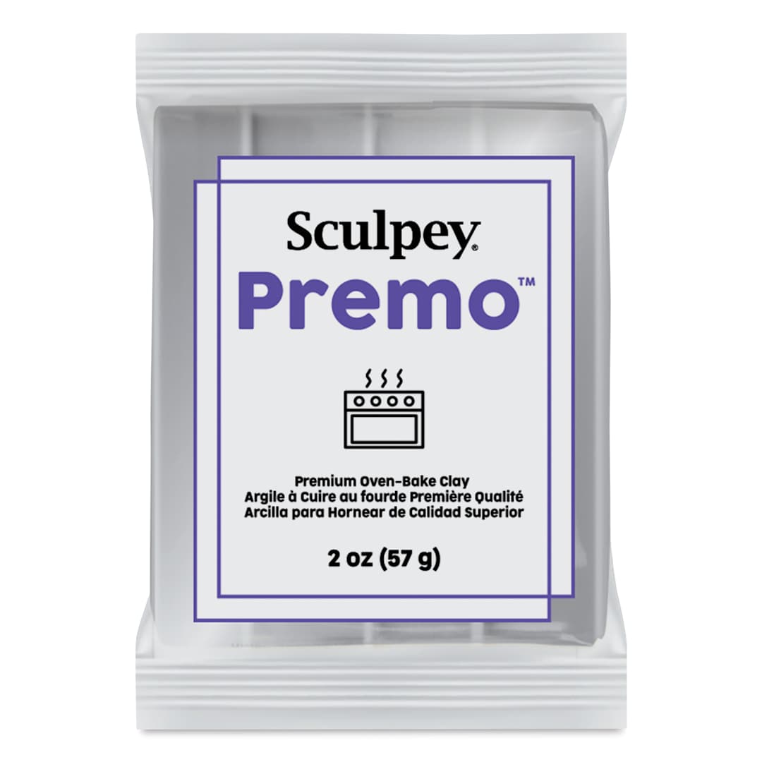 Open in modal - Sculpey Premo - 2 oz, Silver, Metallic