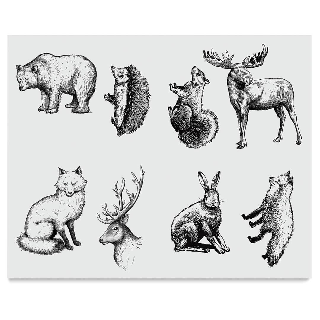 Open in modal - Mayco Designer Silkscreens - Woodland Animals