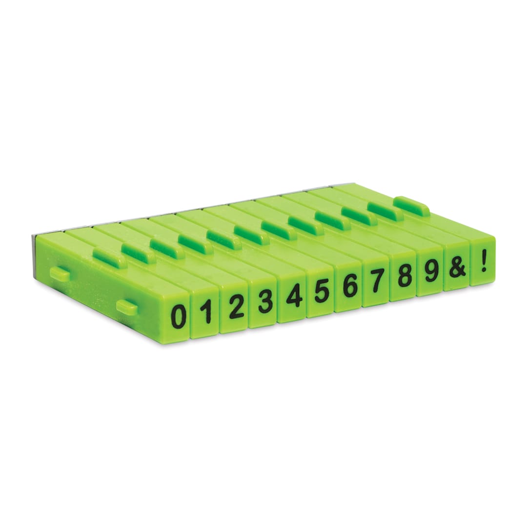 Open in modal - Xiem Studio Attachable Stamps - Numbers, Set of 12