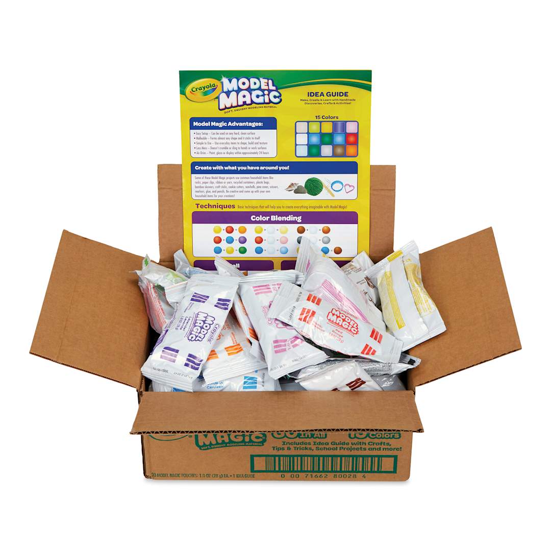 Open in modal - Crayola Model Magic Classpack - Pack of 30, 1 oz, Assorted (in box)