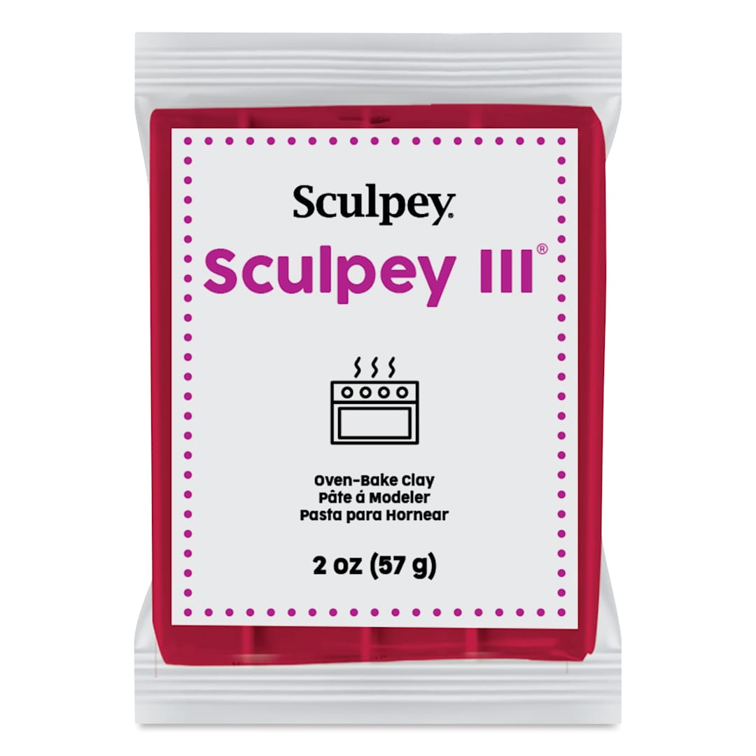 Open in modal - Sculpey III - 2 oz, Red
