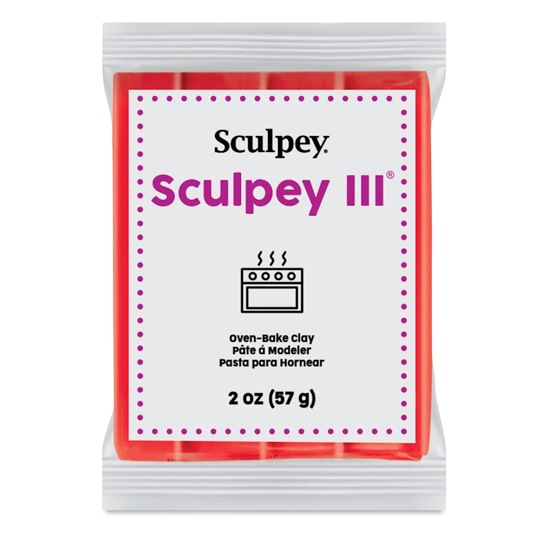 Open in modal - Sculpey III - 2 oz, Red Hot Red