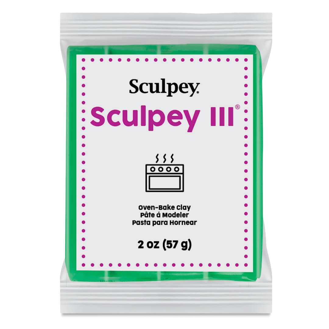 Open in modal - Sculpey III - 2 oz, Emerald Green