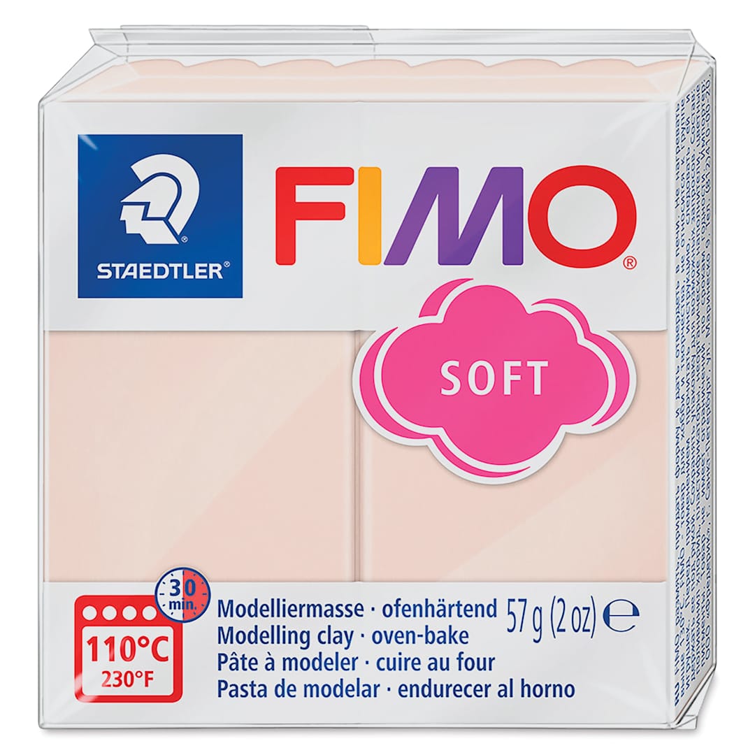 Open in modal - Staedtler Fimo Soft Polymer Clay - 2 oz, Pale Pink, packaging