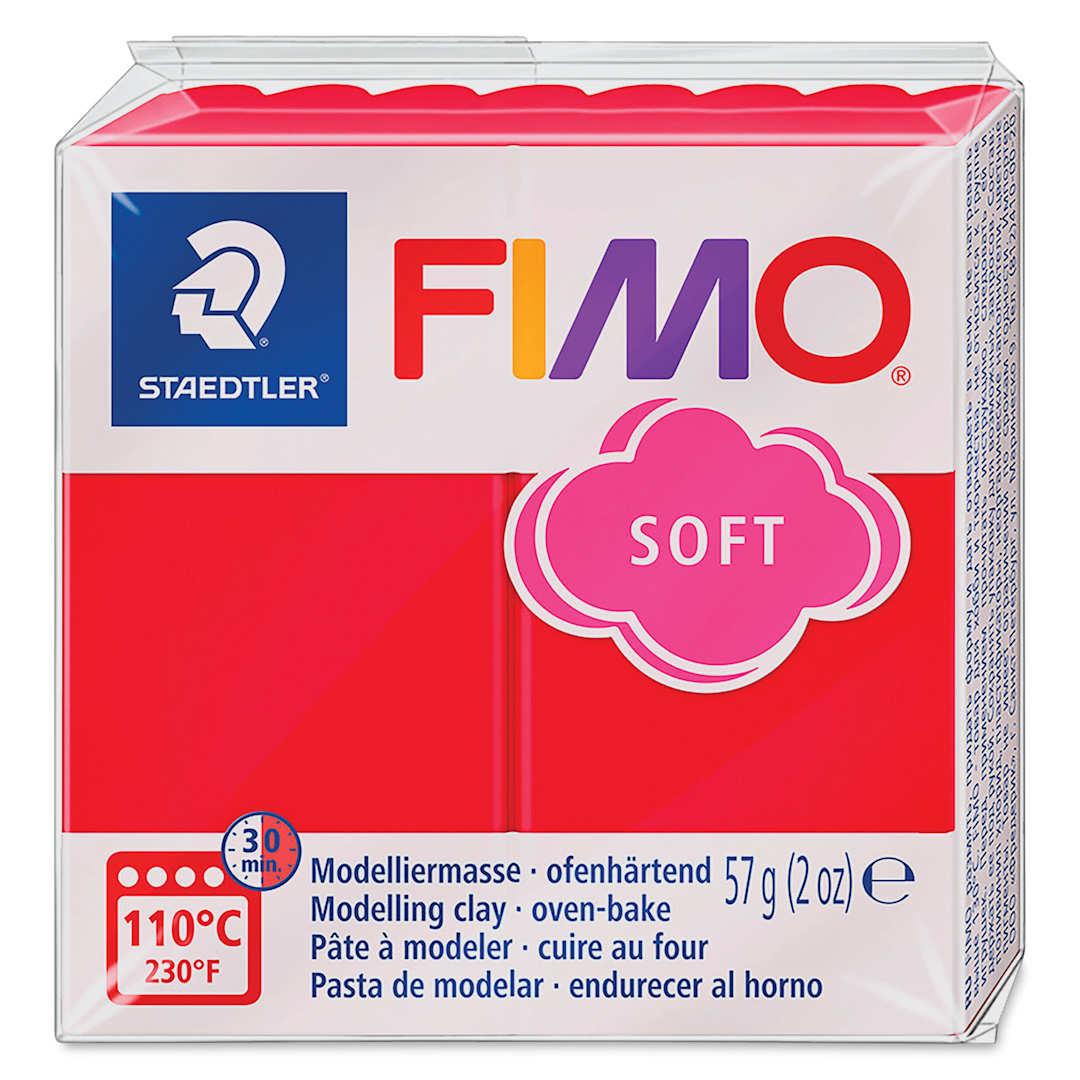 Open in modal - Staedtler Fimo Soft Polymer Clay - 2 oz, Indian Red
