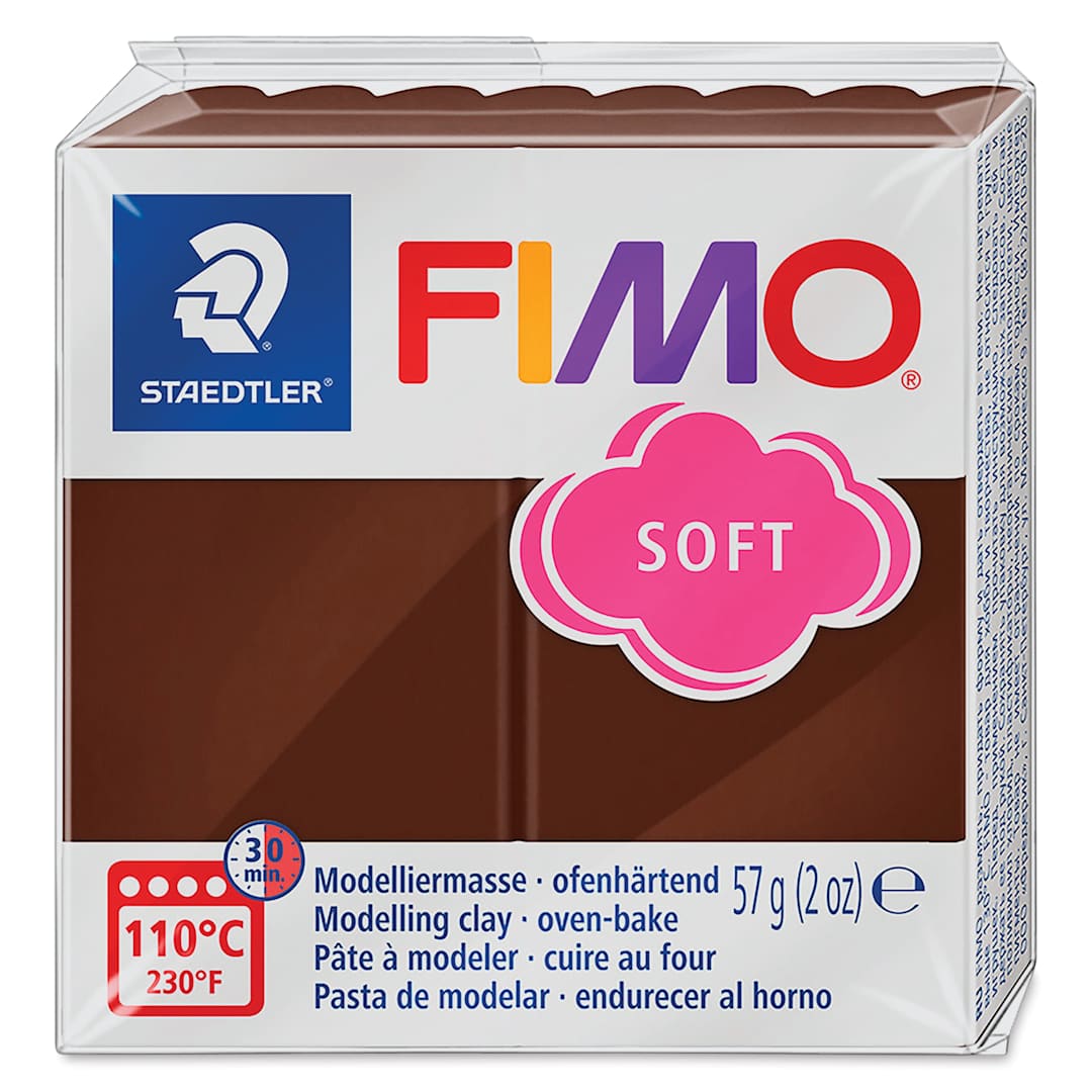 Open in modal - Staedtler Fimo Soft Polymer Clay - 2 oz, Chocolate, packaging