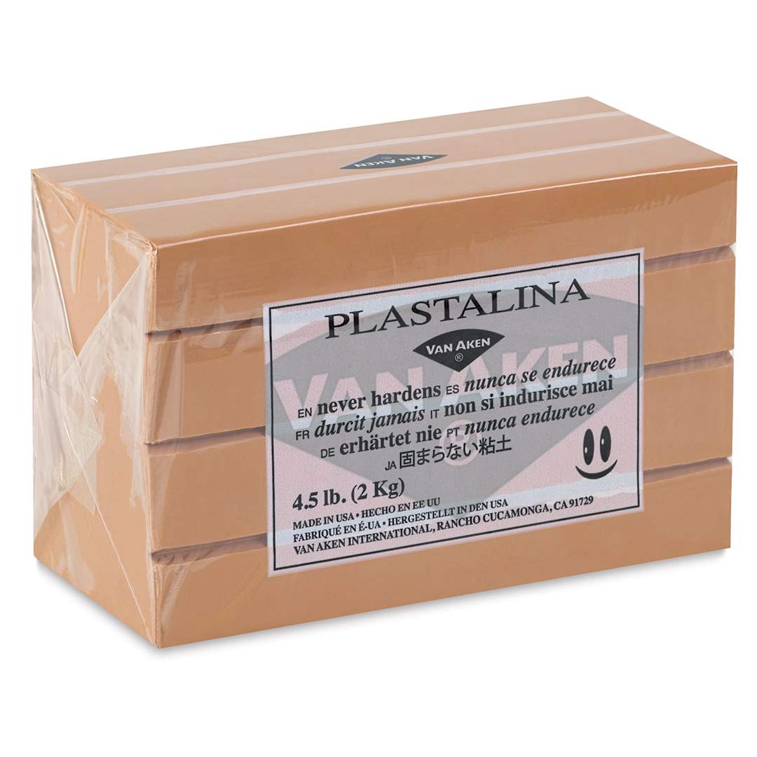 Open in modal - Van Aken Plastalina Modeling Clay - 4.5 lb, Beige