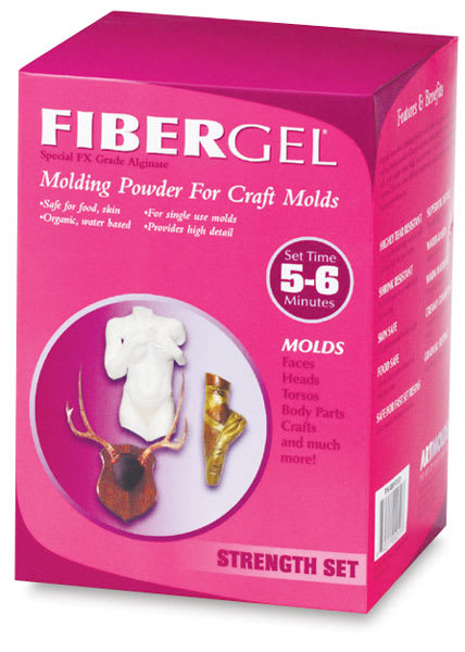Open in modal - ArtMolds FiberGel - Angled view of front of 1 lb package
